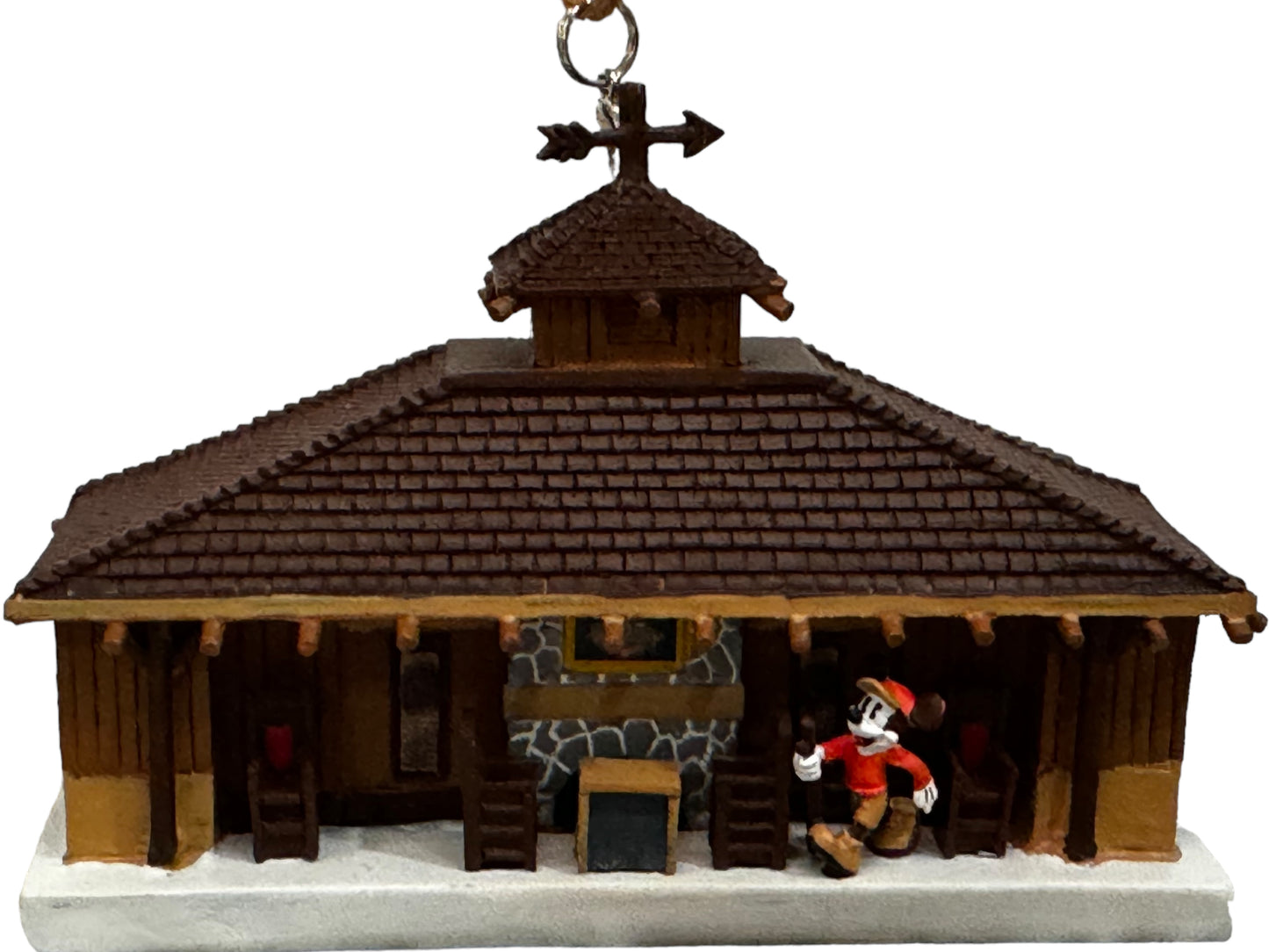 Disney Fort Wilderness Outpost Building Ornament with Mickey