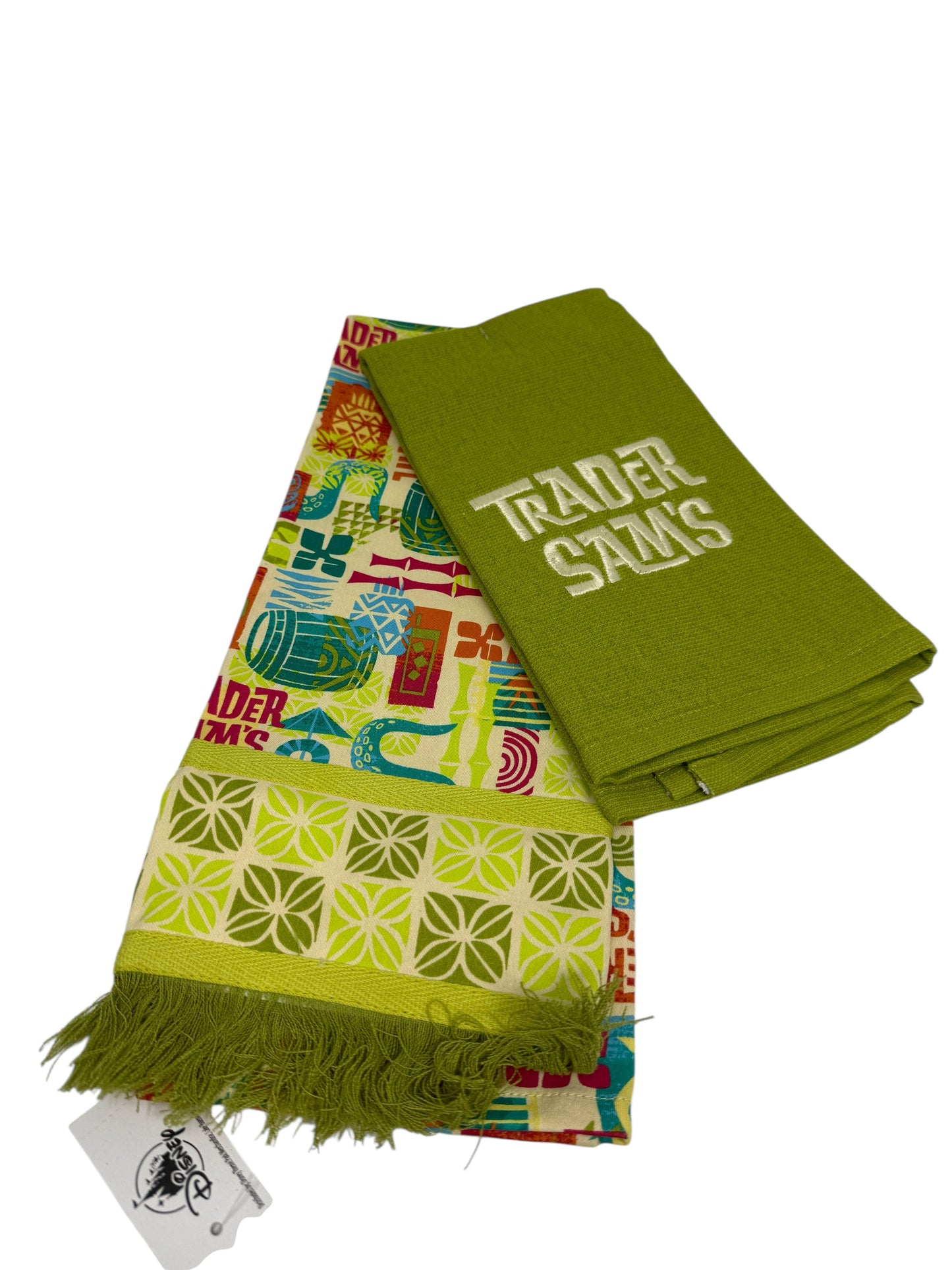 Disney Polynesian Village Trader Sam’s Hand Towel Set