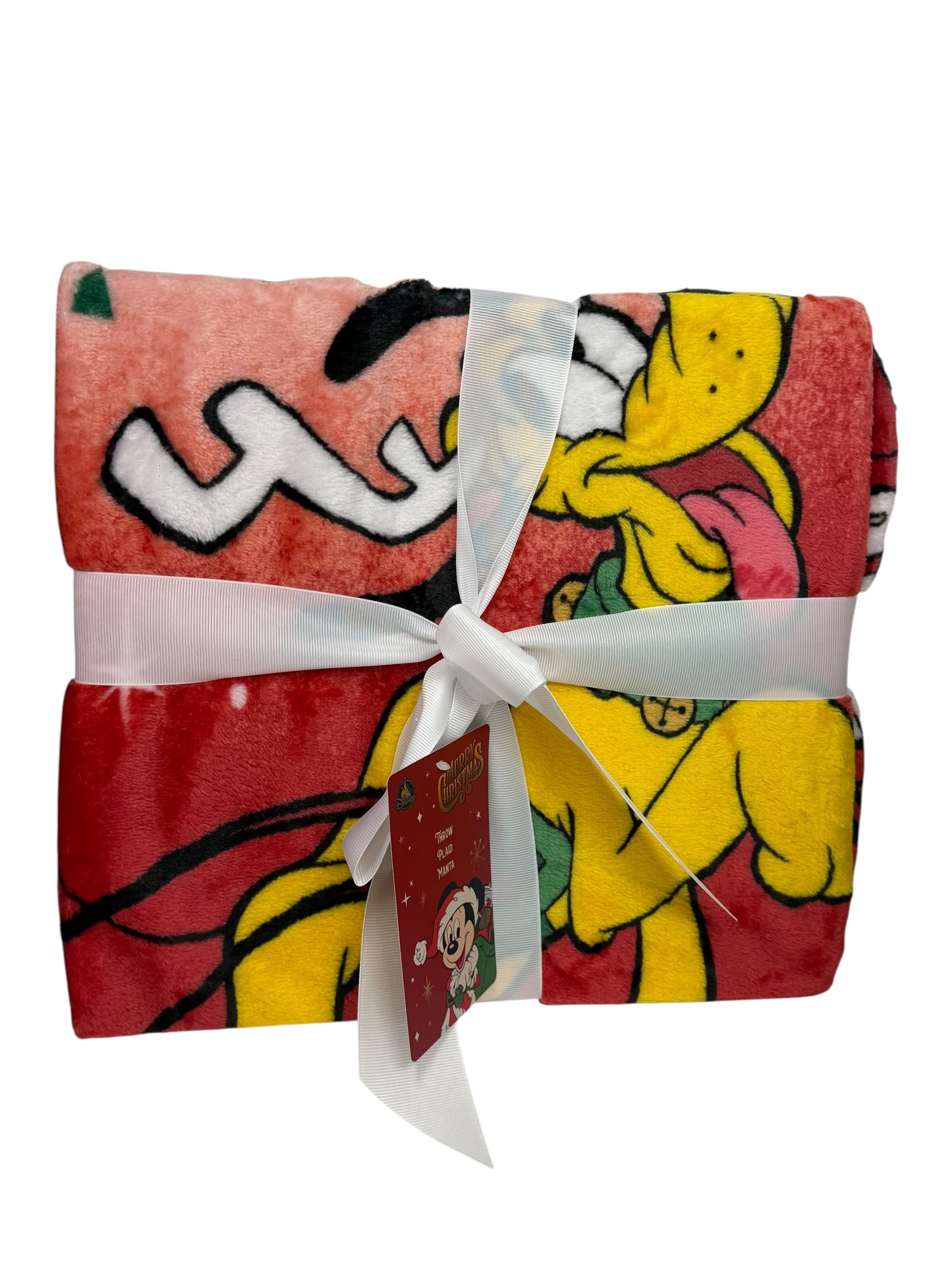 Walt Disney World Mickey & Friends Holiday Castle Throw Blanket-Most Magical Place on Earth