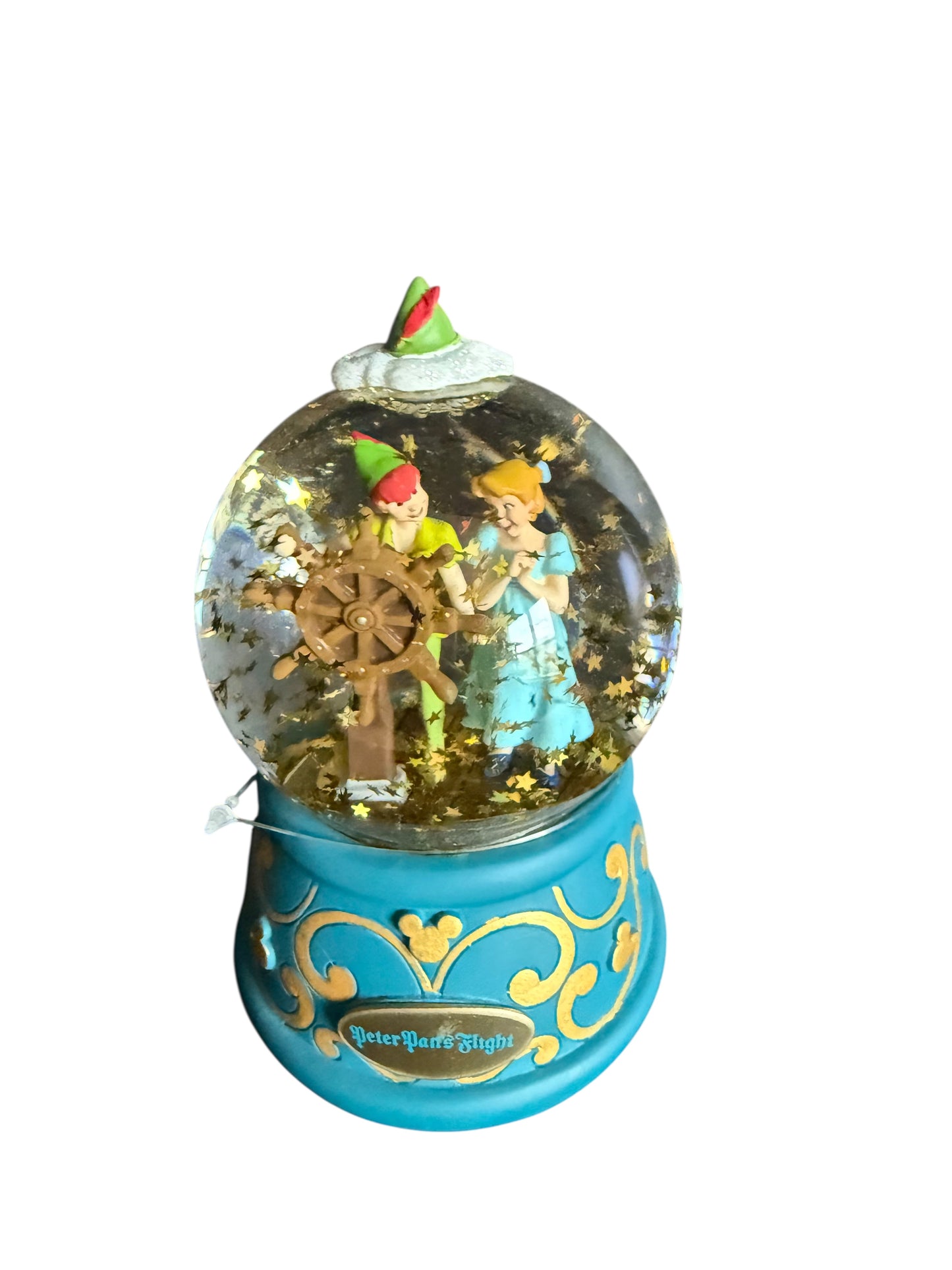 Disney Parks Peter Pan Glitter Water Globe