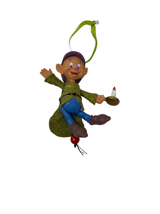 Disney Snow White Dopey Glitter Ornament