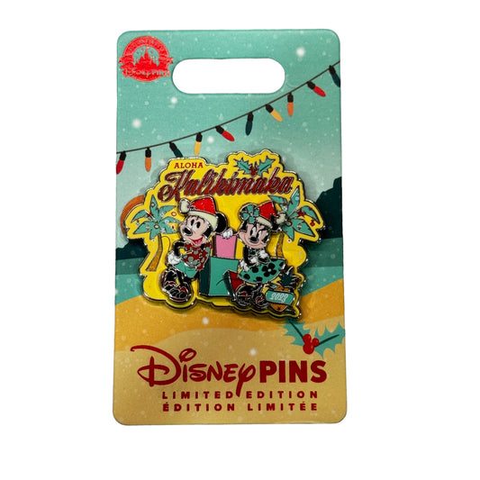 Disney Aloha Malikimaka Mickey Minnie Pin