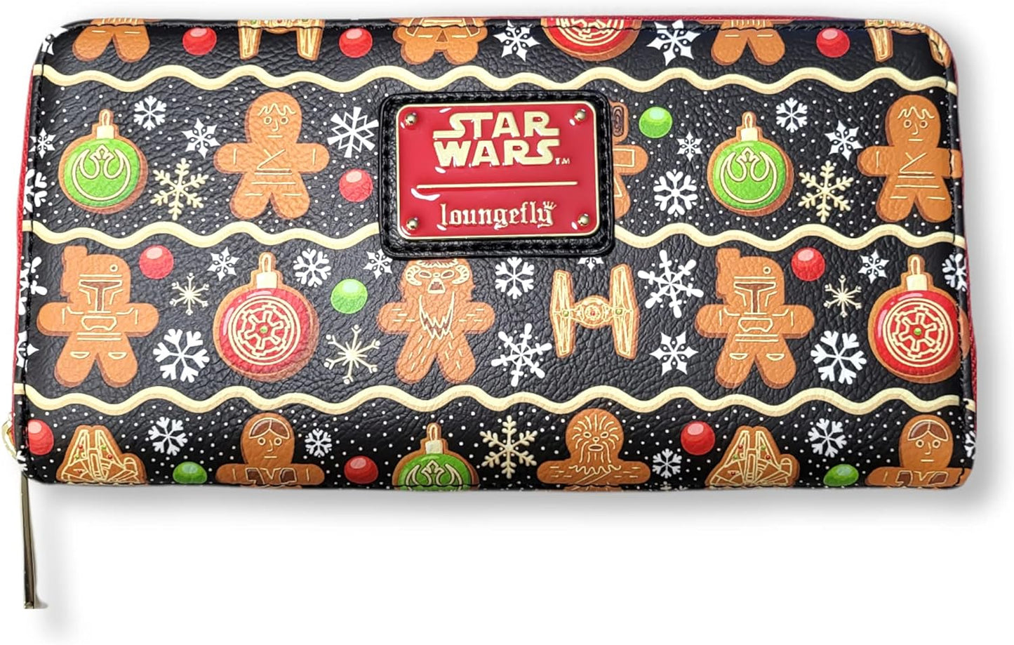 Disney Star Wars Loungefly Gingerbread AOP Wallet