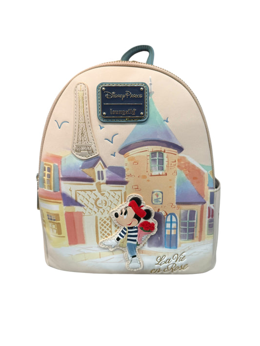 Disney Epcot France Mademoiselle Minnie Loungefly Backpack Purse