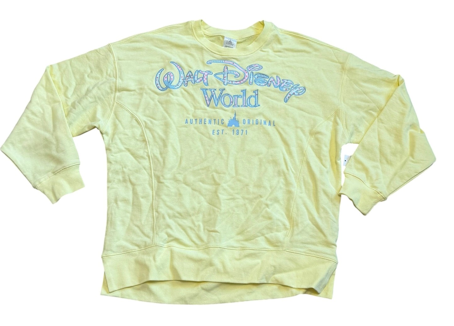 Walt Disney World Castle Pullover-Yellow