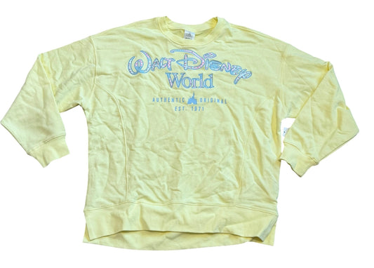 Walt Disney World Castle Pullover-Yellow