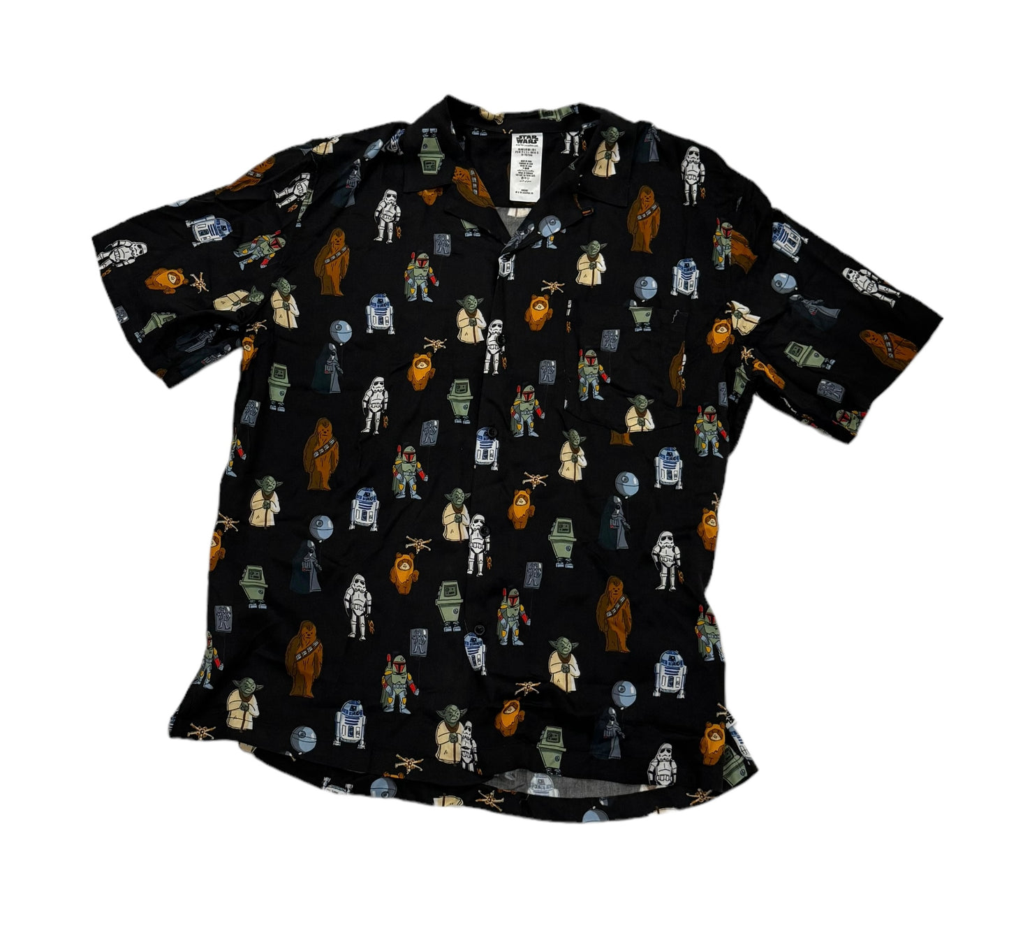 Disney Star Wars Will Gay Woven Camp Shirt