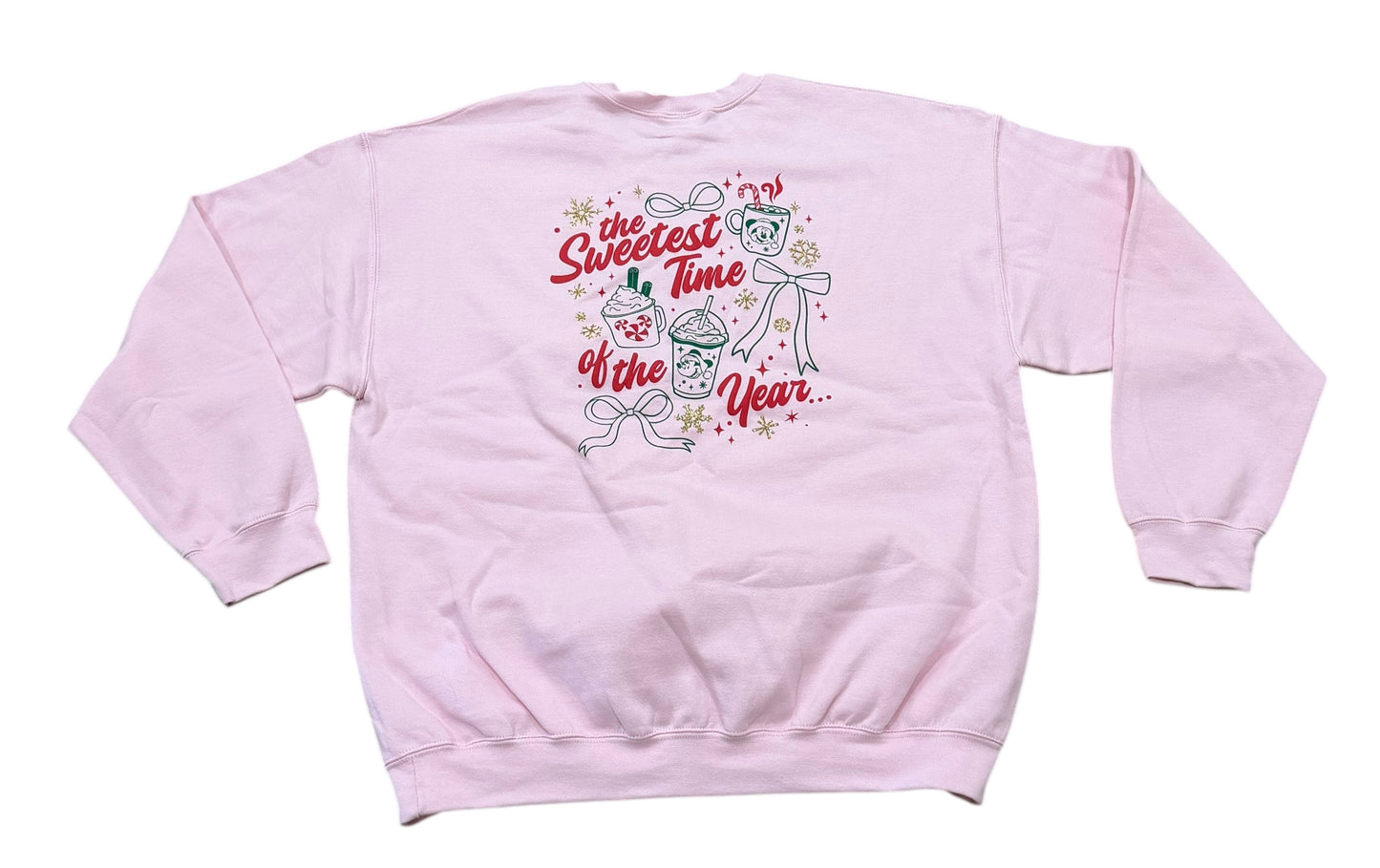 Walt Disney World Pink Ribbon Pullover-Sweetest Time Of Year