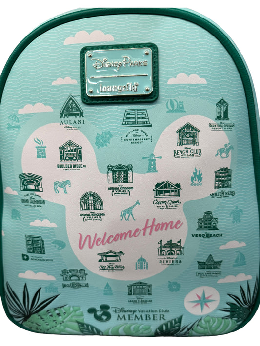 Disney Vacation Club Member Welcome Home Loungefly Backpack-2024