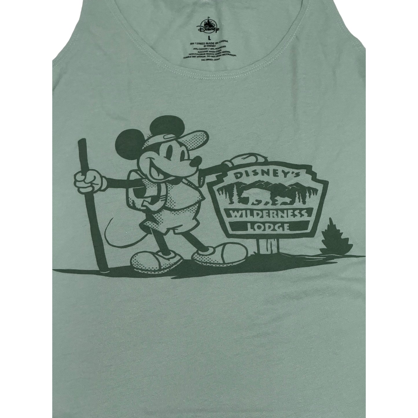 Disney Wilderness Lodge Mickey Tank Top Shirt Vest For Women