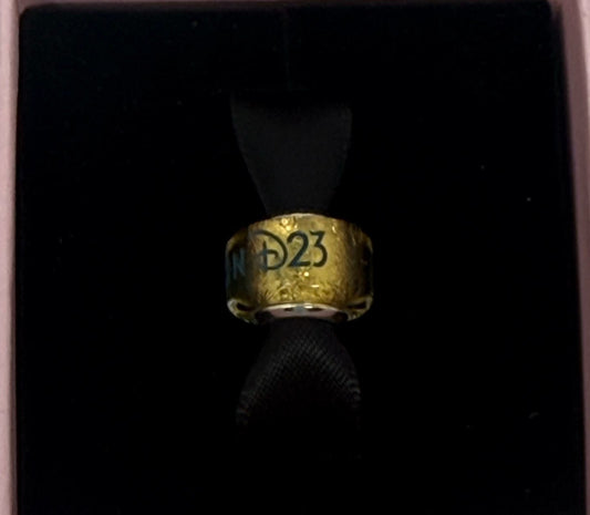 Disney Parks D23 Destination D Pandora Murano Glass Spacer Charm