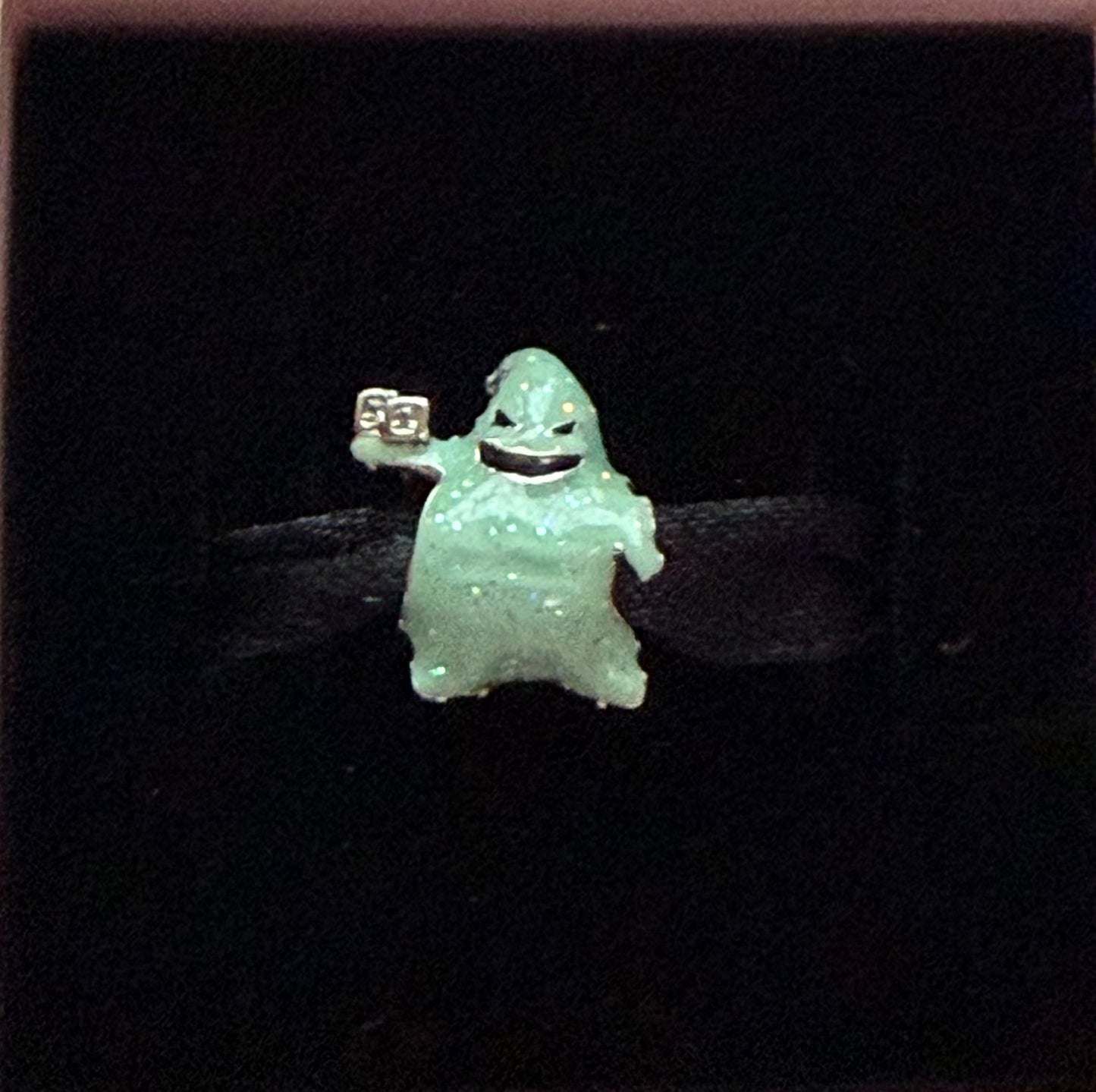 Disney Oogie Boogie Pandora Charm- glow in the dark Nightmare Before Christmas