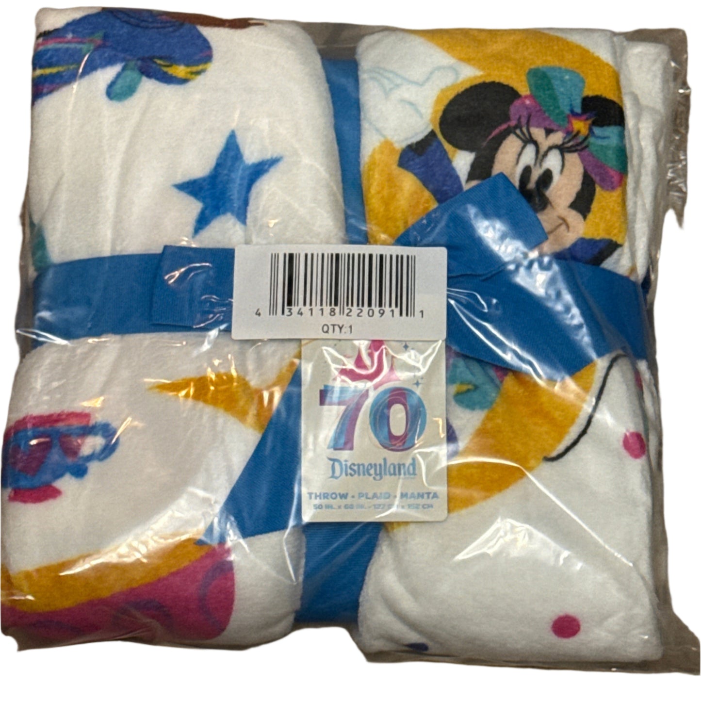 Mickey Mouse and Friends Throw Blanket – Disneyland 70th Anniversary