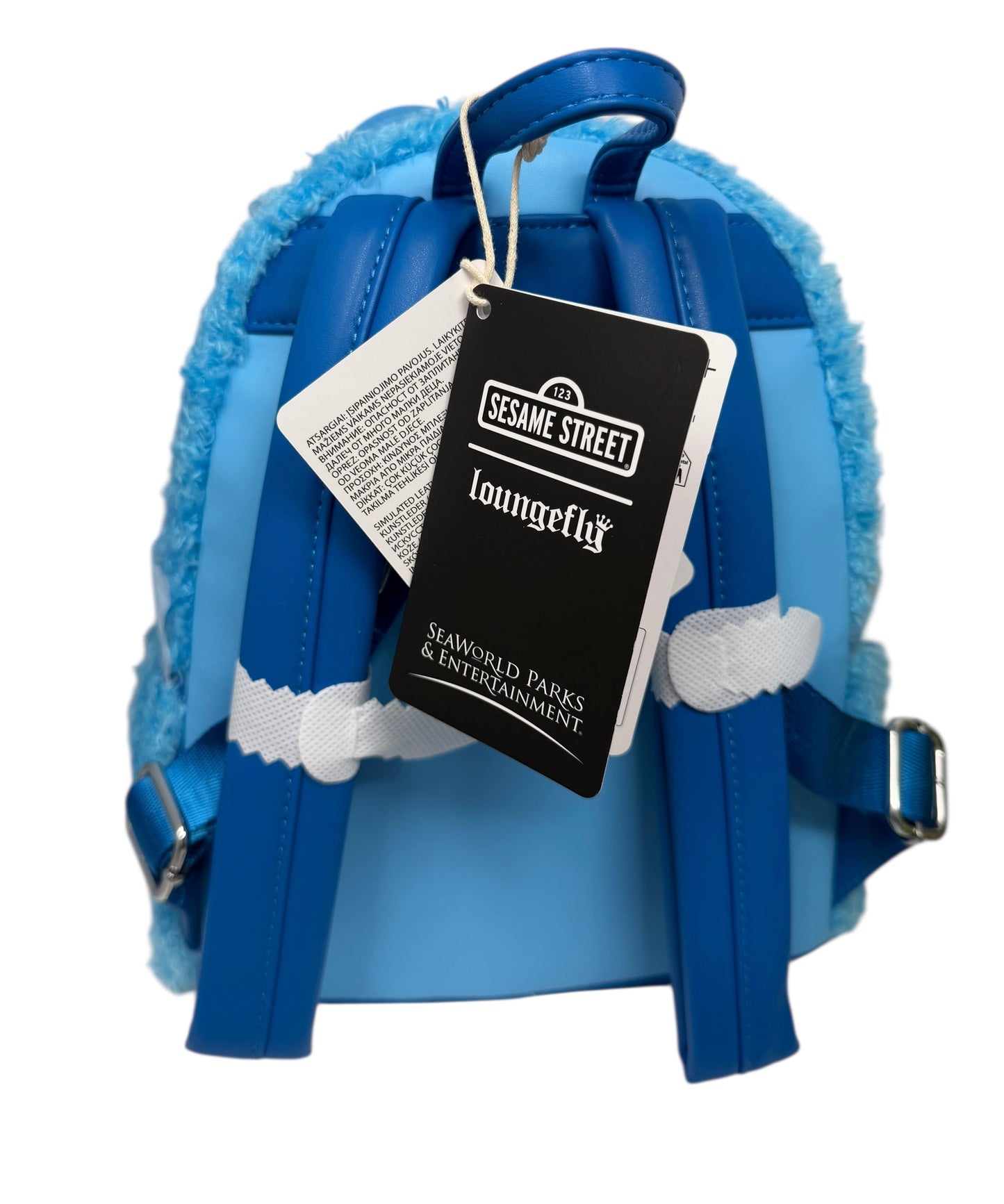 Sesame Street Cookie Monster Loungefly Backpack SeaWorld Exclusive