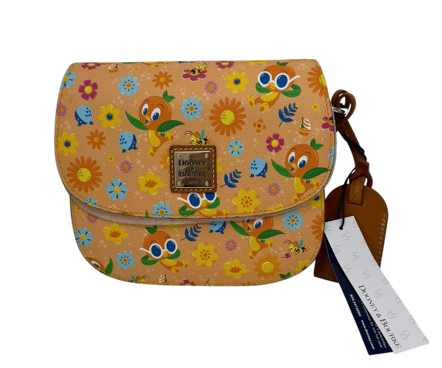 Disney Epcot Flower & Garden 2026 Orange Bird Dooney & Bourke Purse