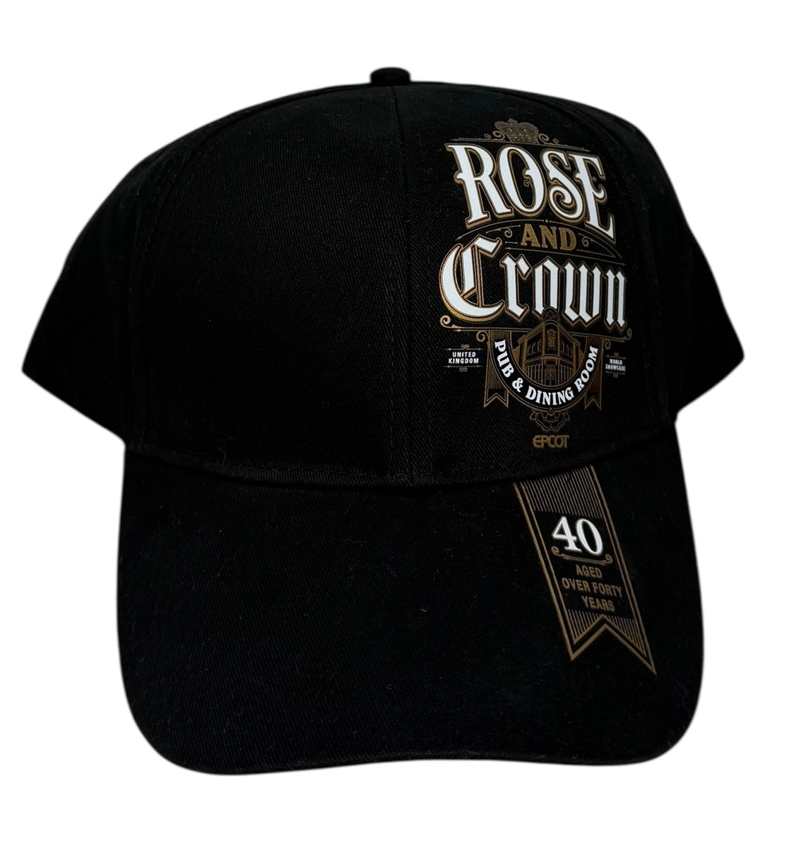 Disney Epcot UK Rose Crown Pub Cap Hat