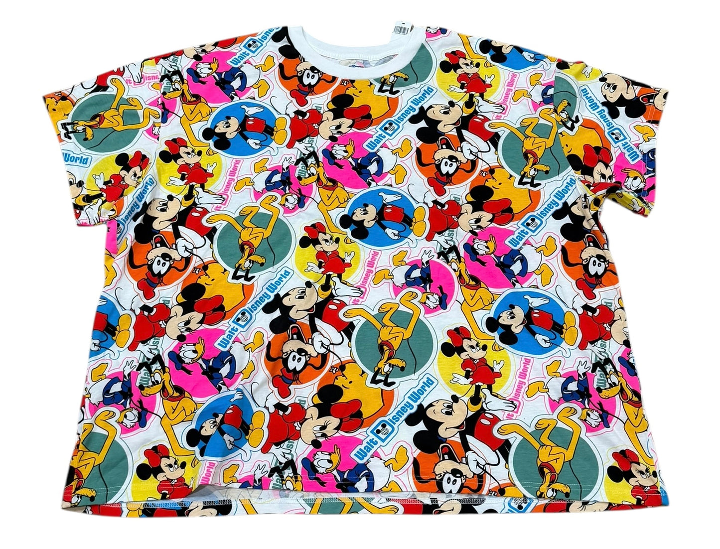 Walt Disney World Vault Shirt-Retro Sticker Collage-3X