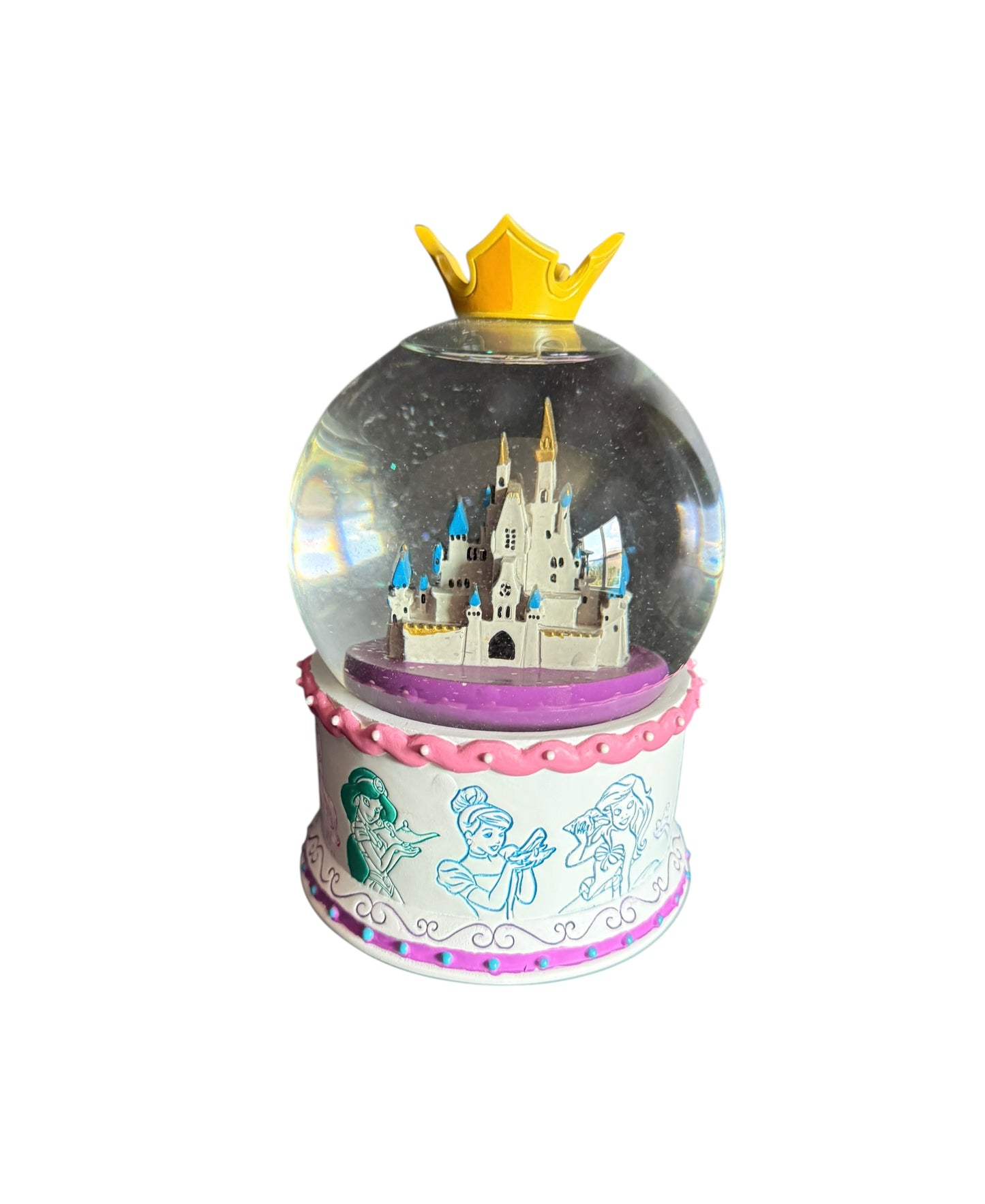Disney Parks Princess Glitter Water Snow Globe