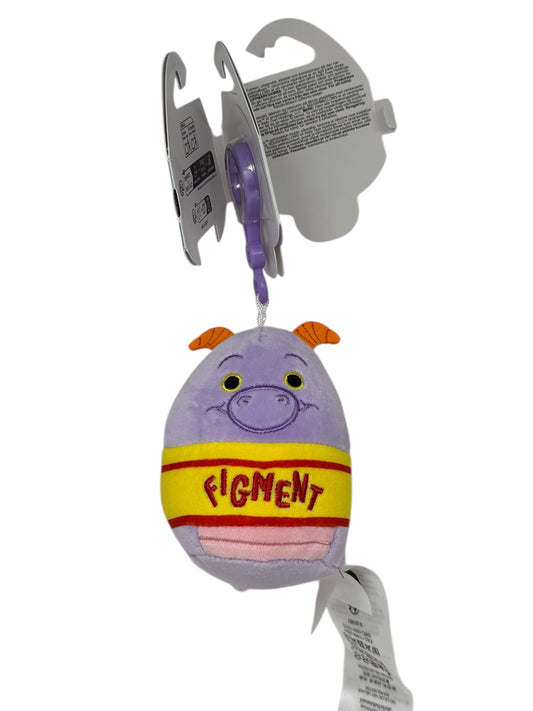Disney Epcot Figment Squishmallow Plush Clip