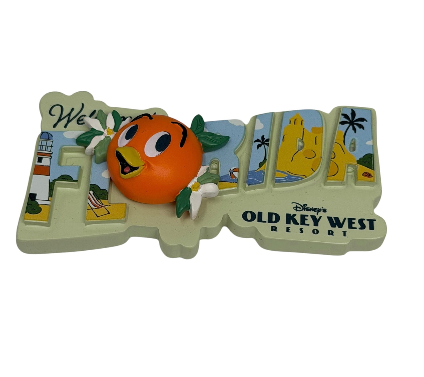 Disney Old Key West Resort Magnet- Florida Orange Bird
