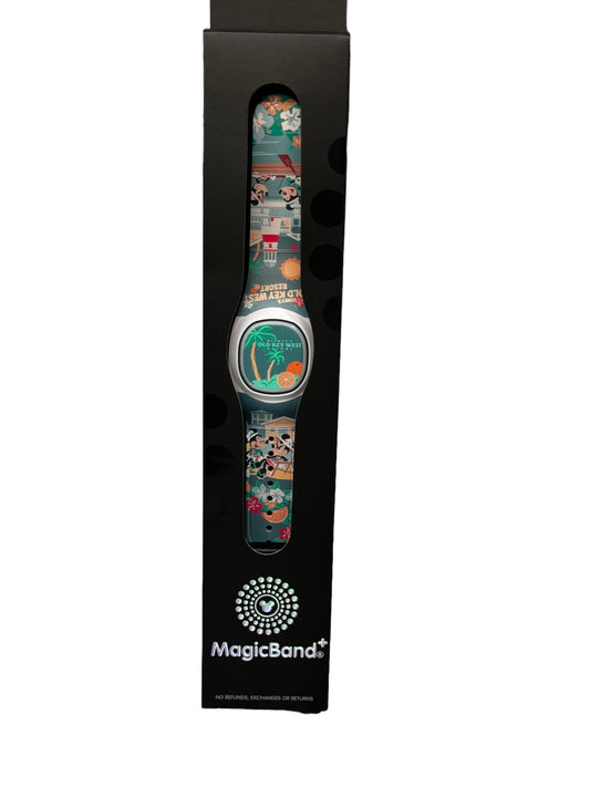 Disney Old Key West Resort Minnie & Mickey Orange Magicband +