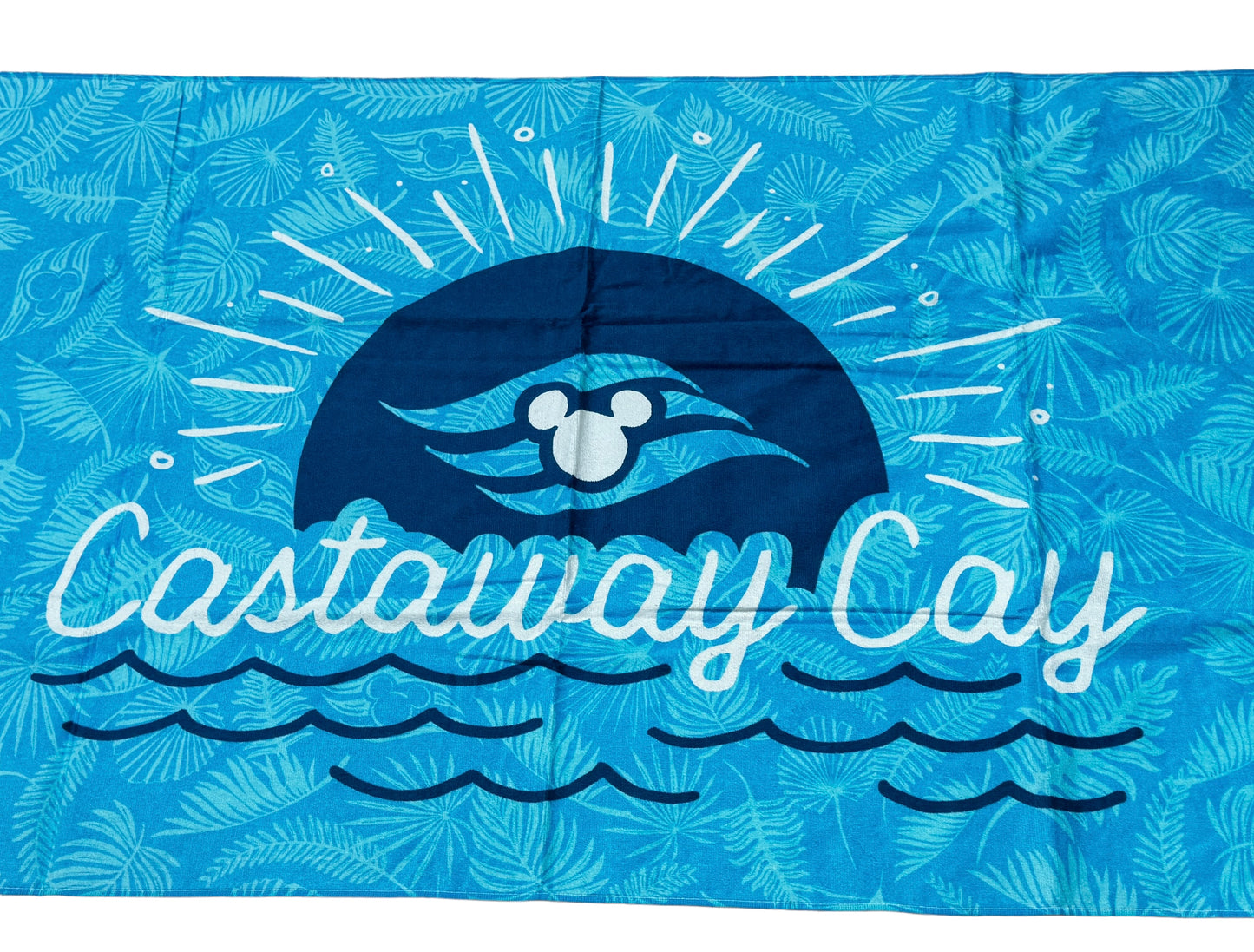 Disney Cruise Line Castaway Cay Mickey Beach Towel-DCL