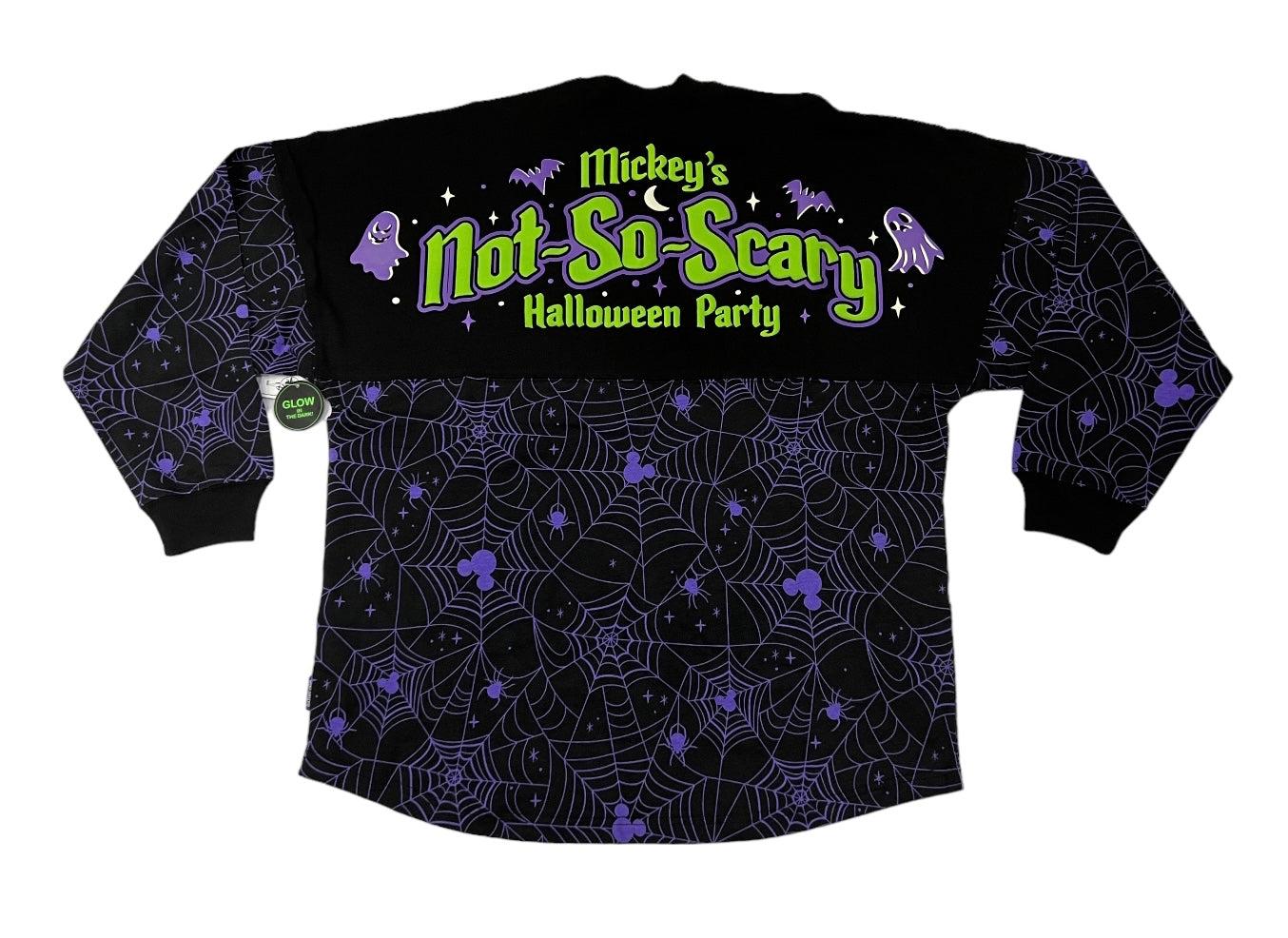 Disney Not So Scary Halloween Party Mickey Spiderwebs Spirit Jersey