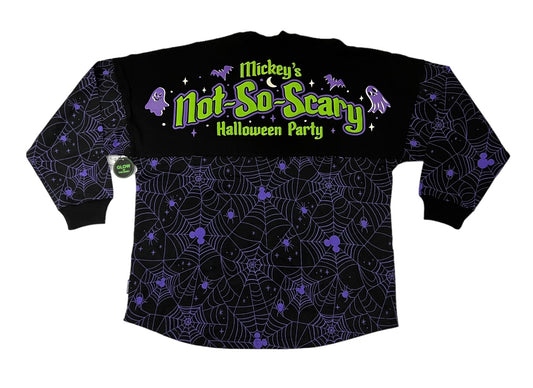 Disney Not So Scary Halloween Party Mickey Spiderwebs Spirit Jersey