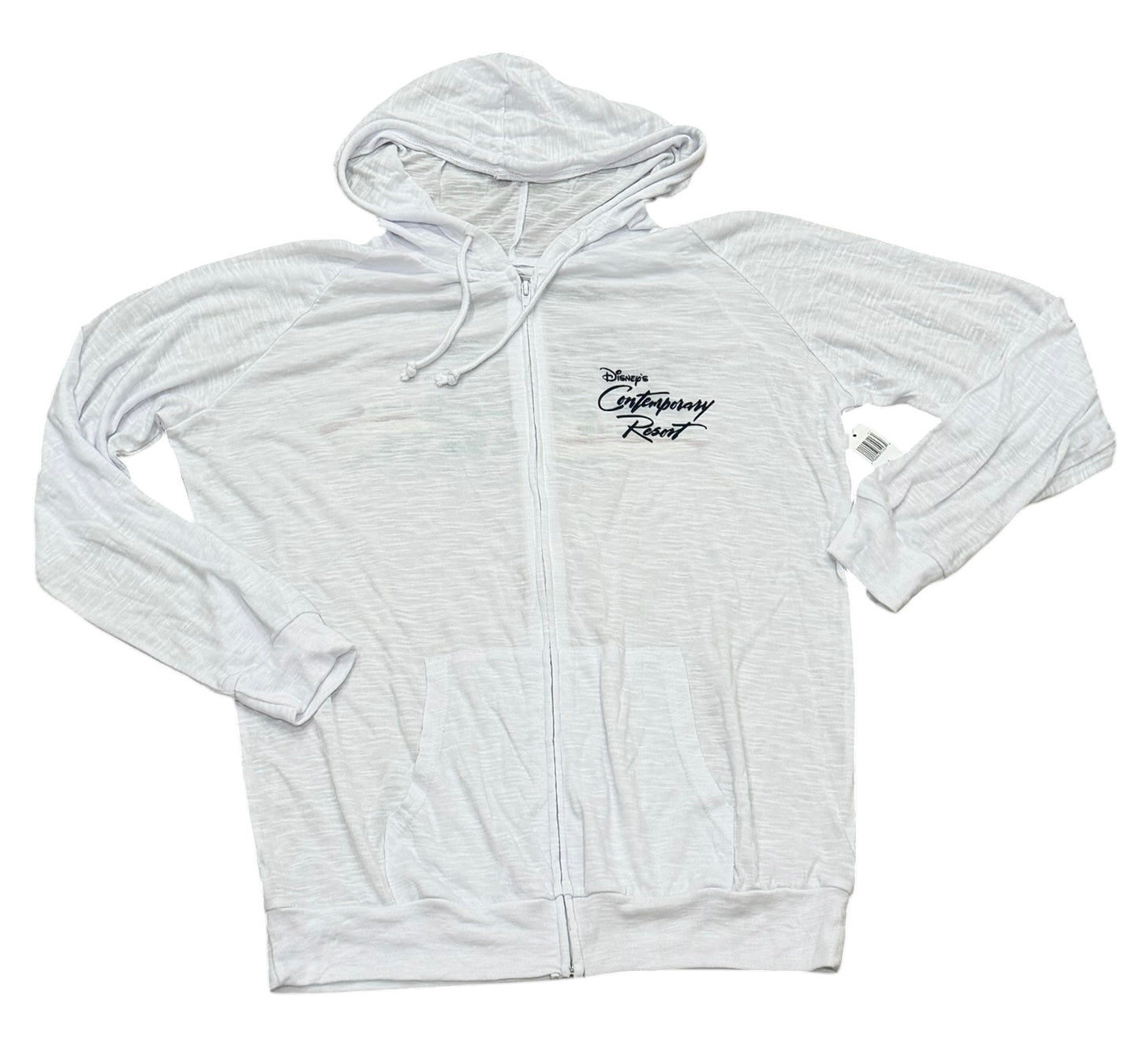 Disney Contemporary Resort Zip Hoodie-Thin Burnout