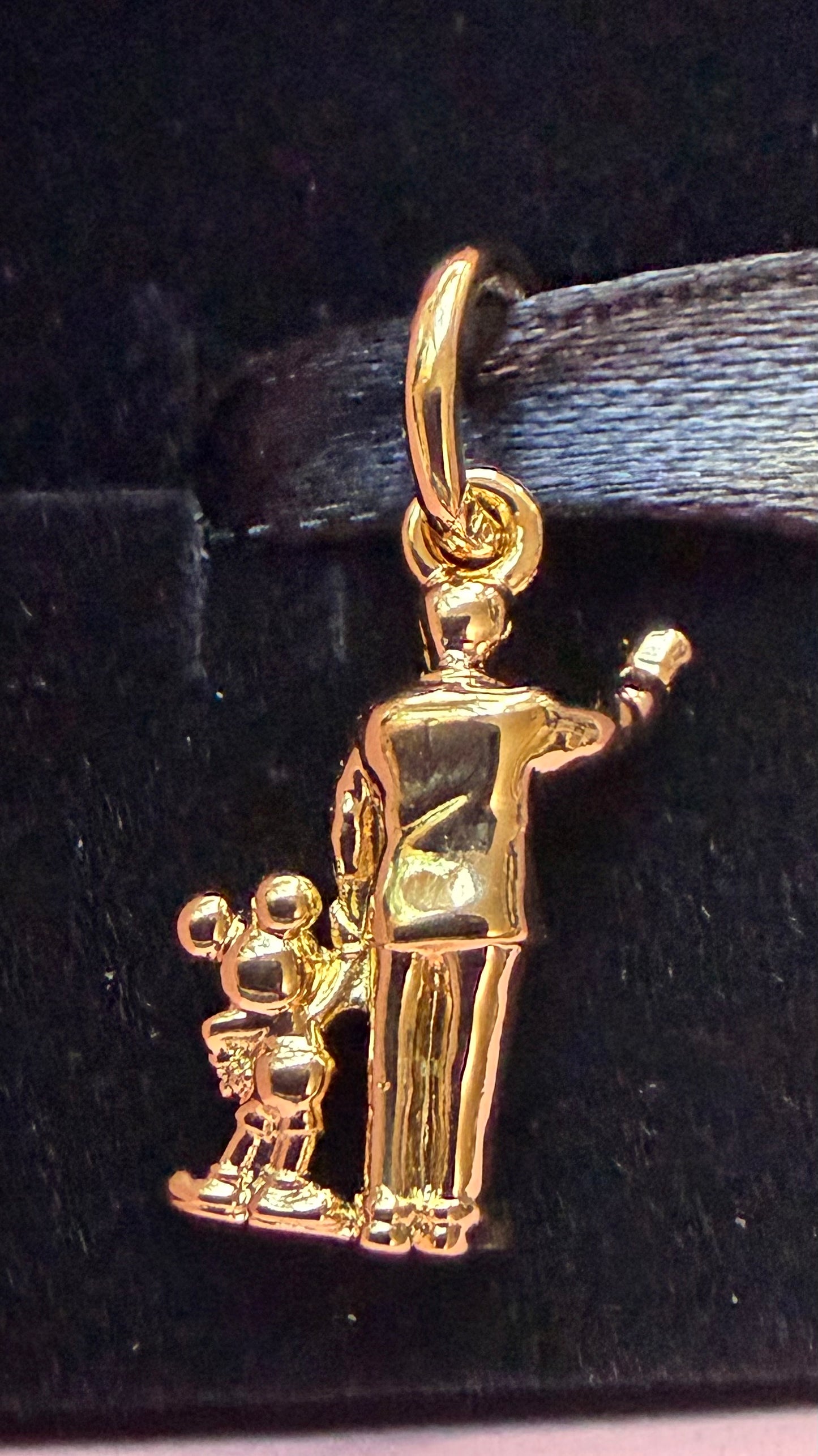Disney Parks Partners Pandora Charm Gold-Walt & Mickey