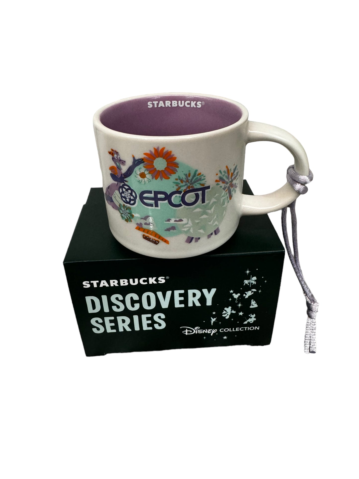 Disney Epcot Starbucks Mug Ornament Discovey Series Figment