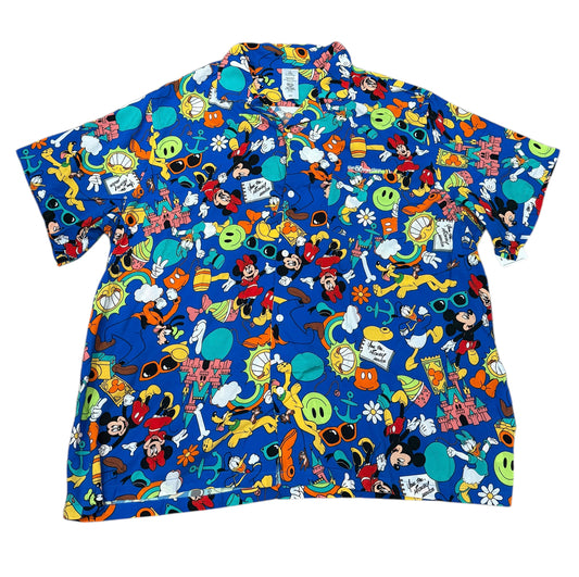 Disney Play in the Park Button Shirt