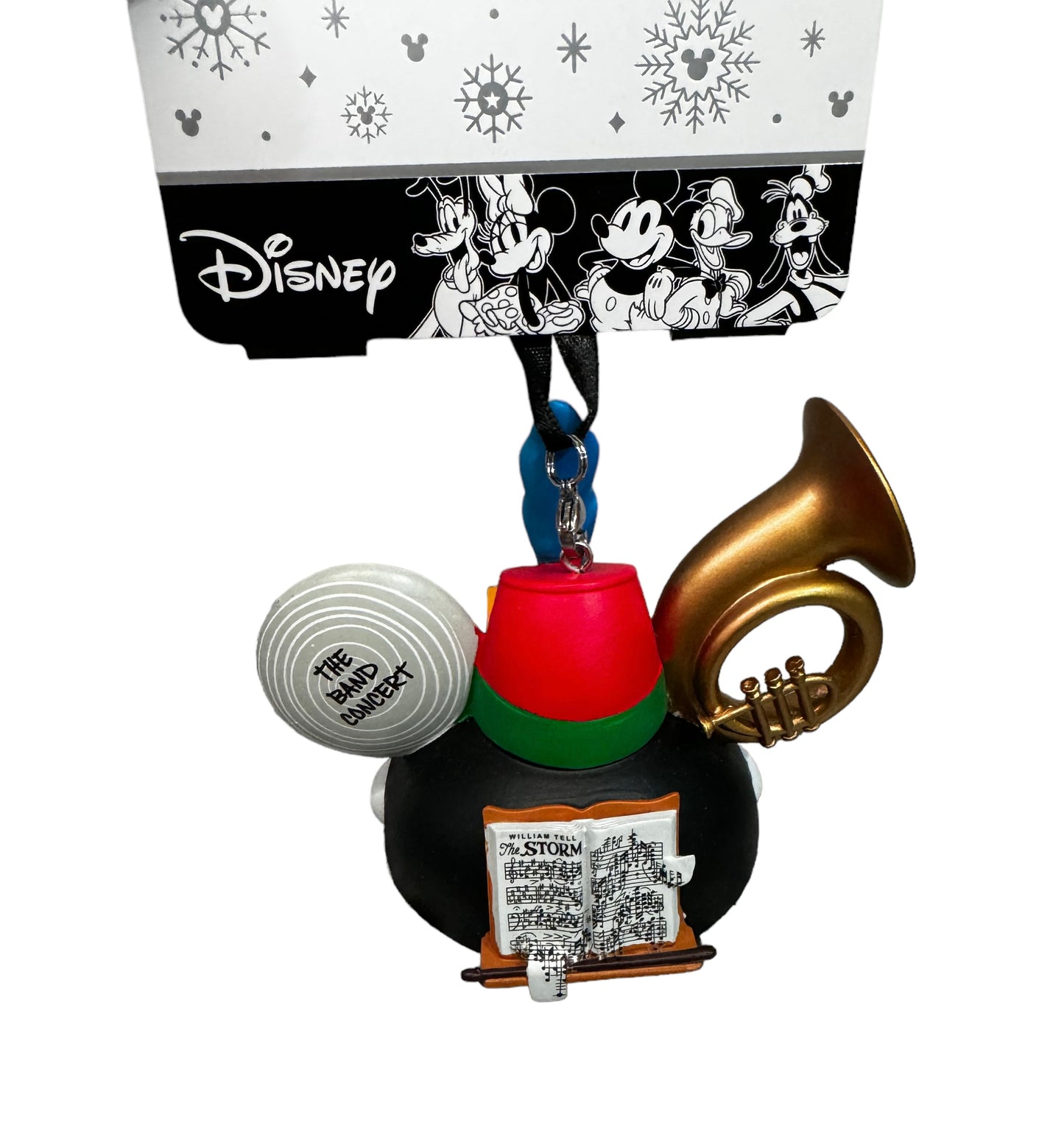 Disney Parks Mickey Bandleader Mickey Ear Hat Ornament