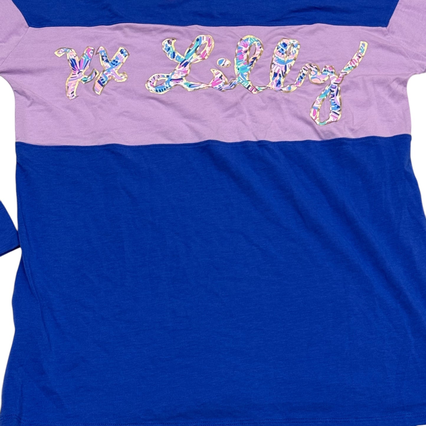 Lilly Pulitzer Happy as A Clam Finn Top XS-Lilac Freesia