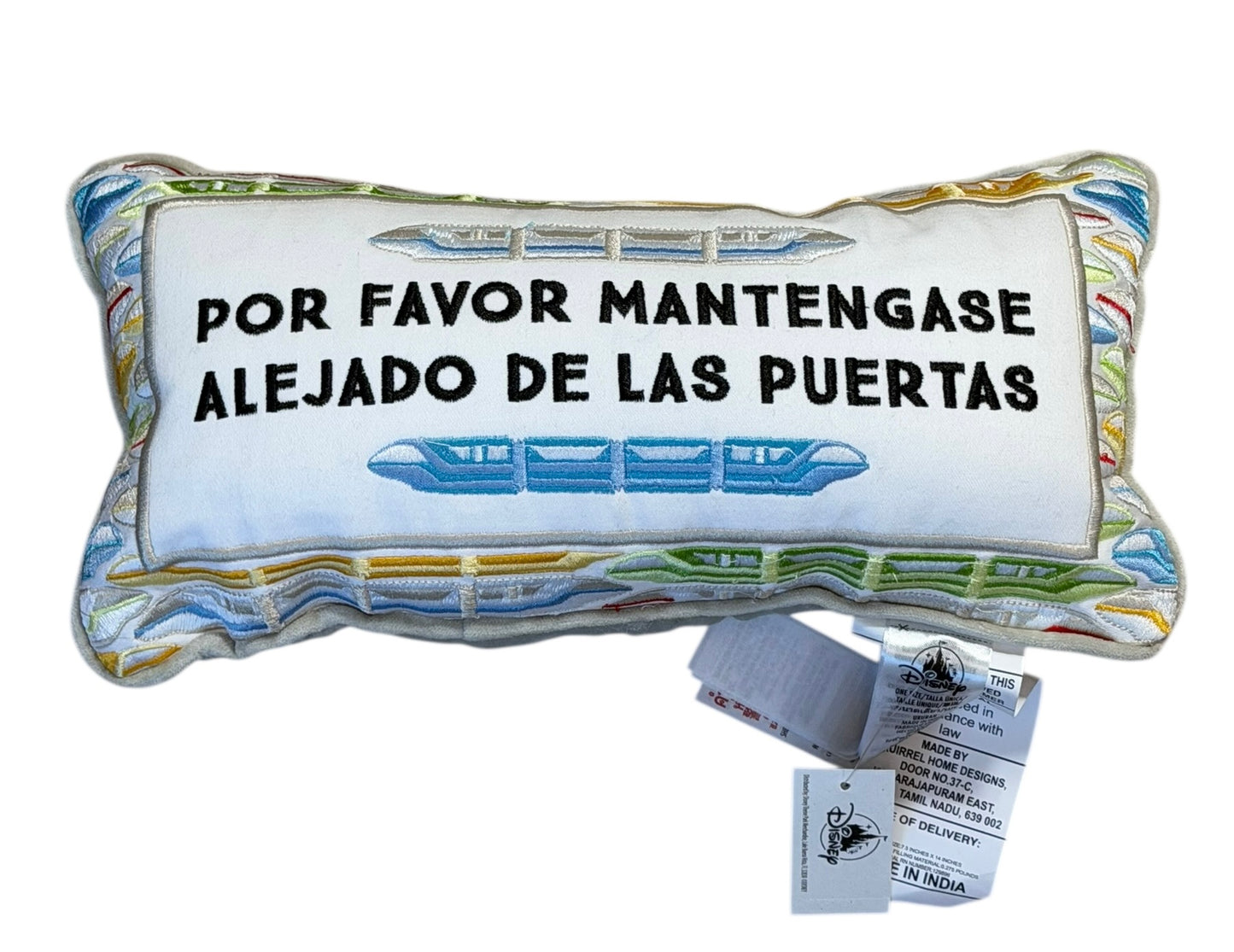 Disney Parks Monorail Throw Pillow
