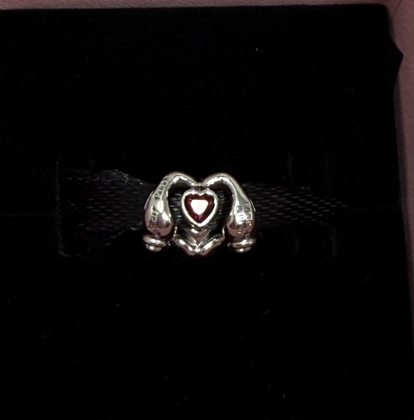 Disney Parks Mickey Heart Hands Pandora Charm
