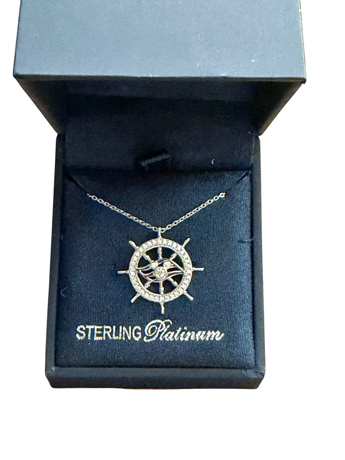 Disney Cruise Line  Mickey Anchor Wheel Necklace Crislu DCL
