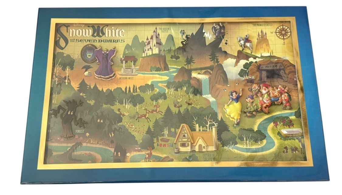 D23 Walt Disney Imagineering Map Pin Set LE 400 MOG-Snow White