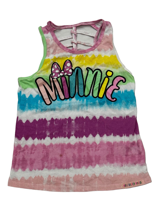 Disney Minnie Glitter Tie Dye Tank Kids XL