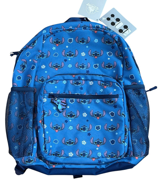 Disney Stitch Backpack with Ears Holder Backpack-Full Size