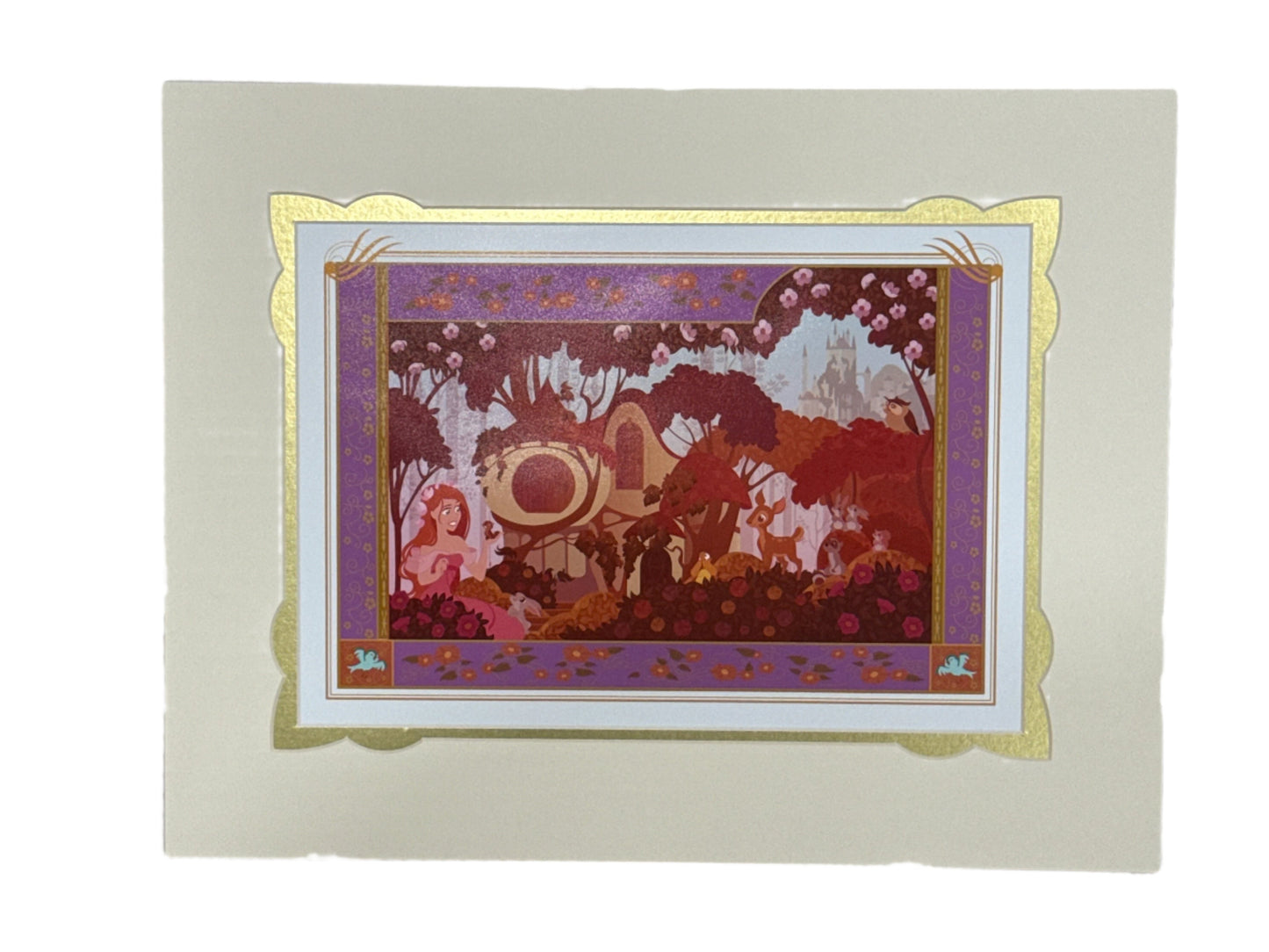 Disney Matted Print - Find Your Happily Ever After - Ashley Taylor