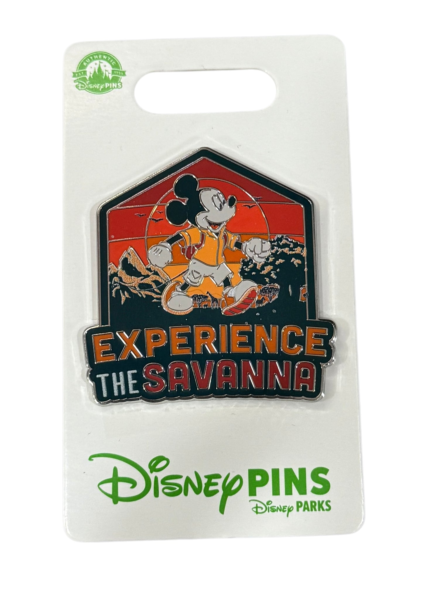 Disney Animal Kingdom Mickey Pin-Experience the Savanna