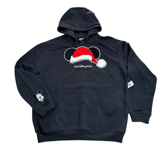 Walt Disney World Mickey Santa Hoodie Pullover