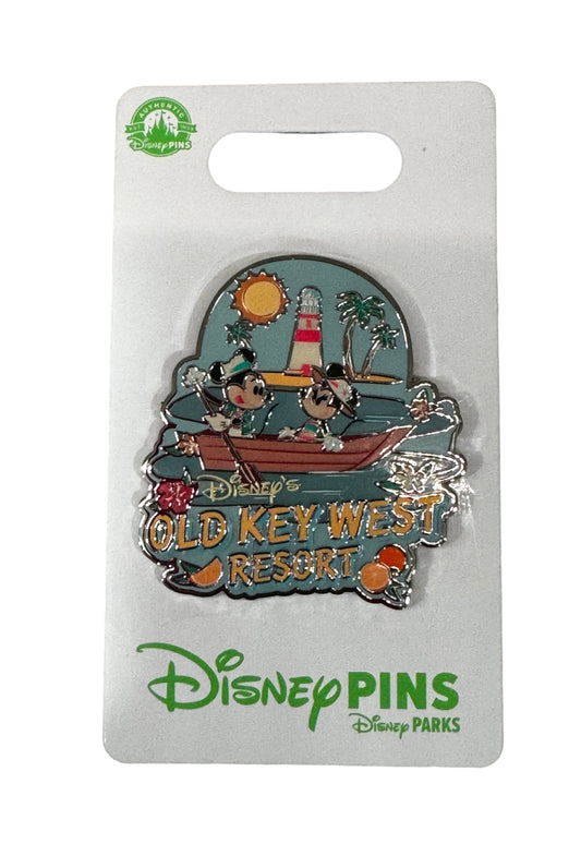 Disney Old Key West Resort Minnie & Mickey Lighthouse Pin-2024