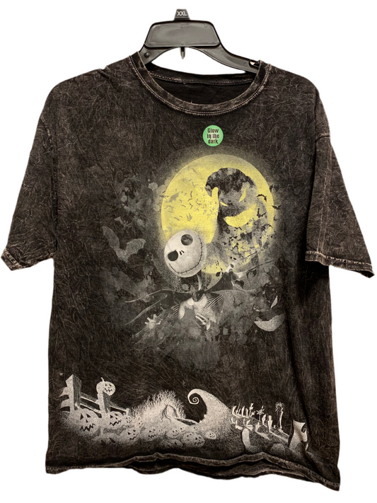 Disney NBC Jack Skellington Oogie Glow in the Dark Shirt