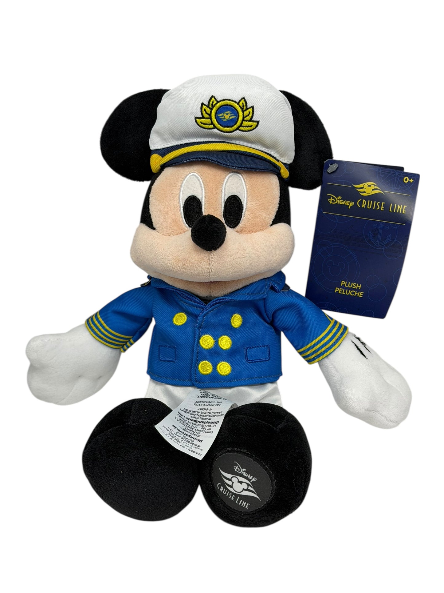 Disney Cruise Line Captain Mickey Plush-DCL