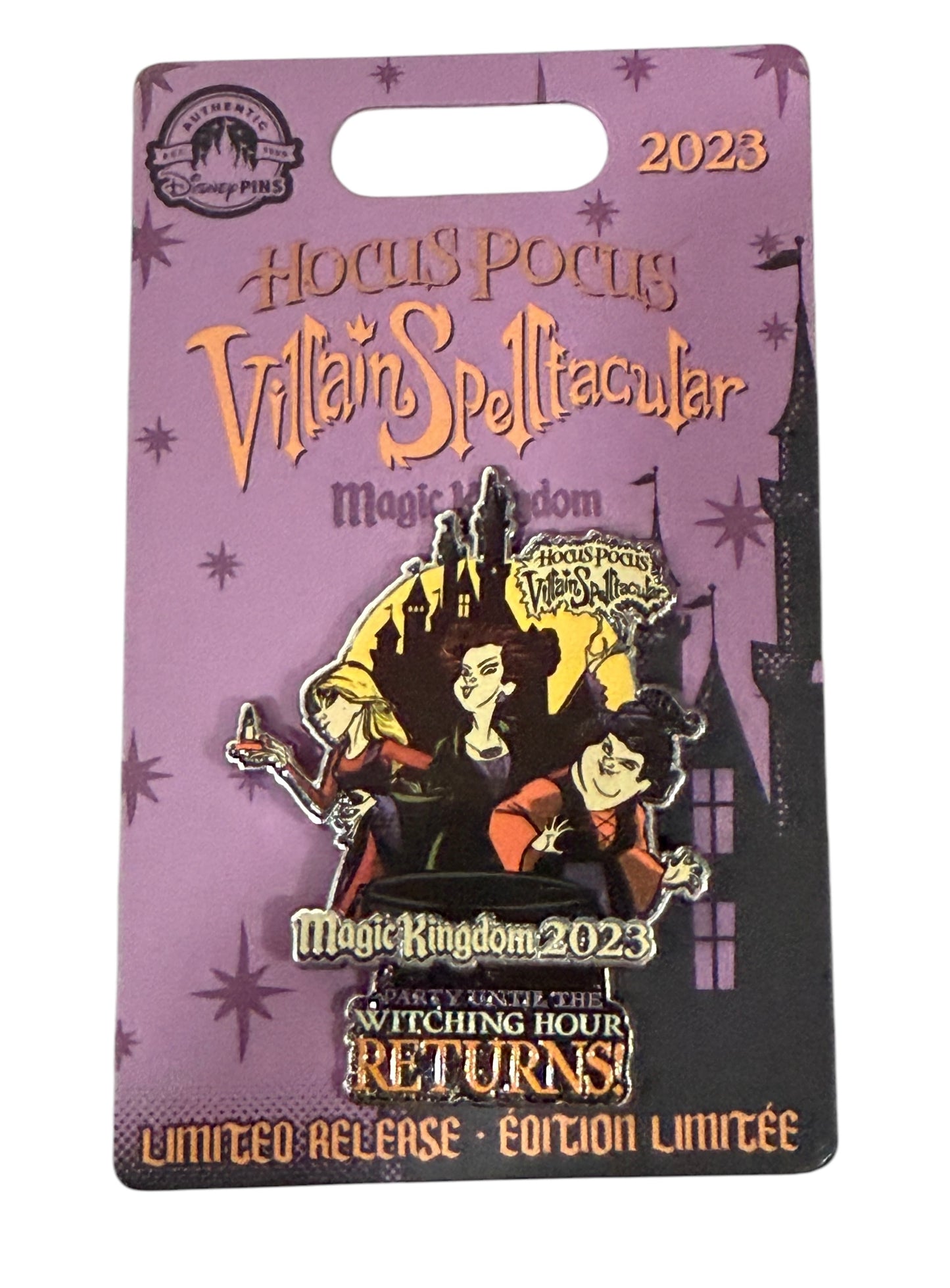 Disney Hocus Pocus Magic Kingdom 2023 Pin