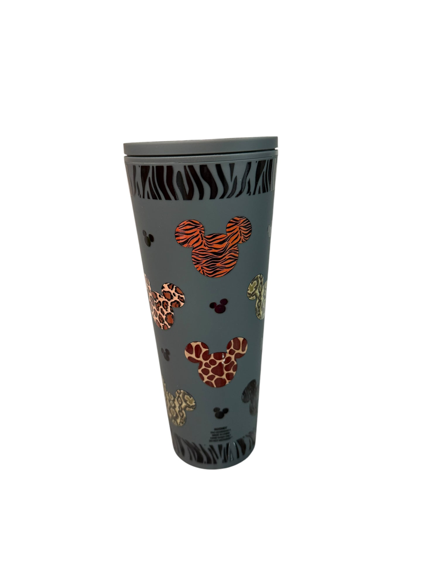 Disney Animal Kingdom Stainless Mickey Tumbler with Straw