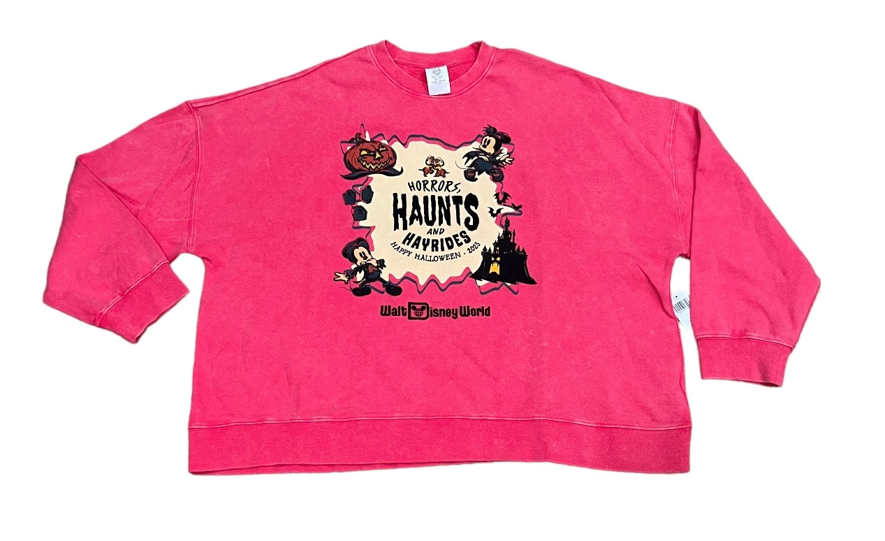Walt Disney Horrors, Haunts, & Hayrides Mickey Pullover 3X