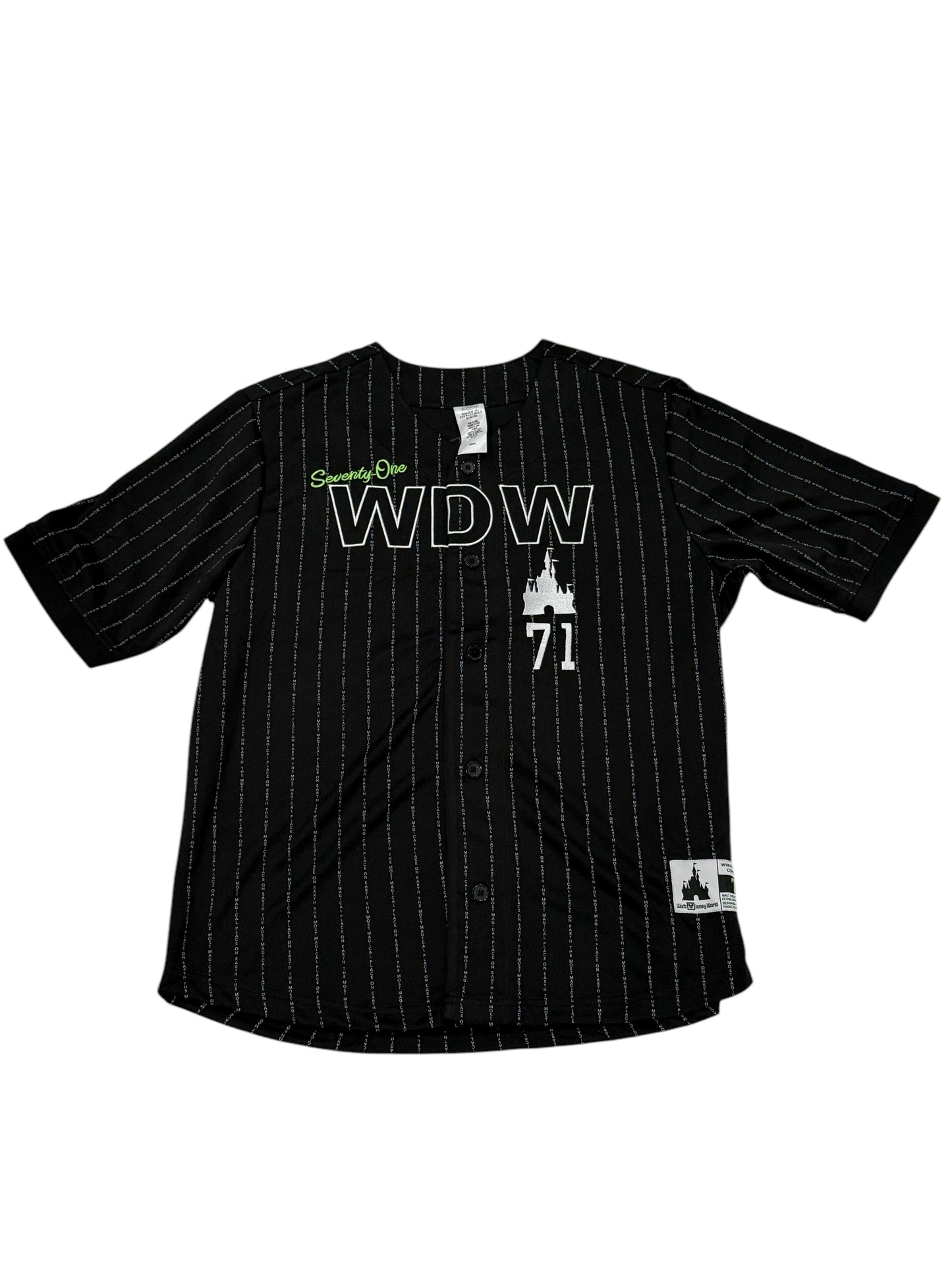 Walt Disney World Castle 71 Baseball Jersey